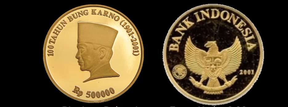 2 Uang Koin Emas Gambar Presiden Indonesia di Cari Kolektor, Nominal Aslinya Segini
