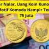 Diluar Nalar, Uang Koin Kuno Tahun 1974 Motif Komodo Hampir Tembus Rp 75 Juta