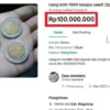 3 Keping Uang Koin Rp1000 Kelapa Sawit Dibandrol Rp100 Juta Rupiah di Toko Online