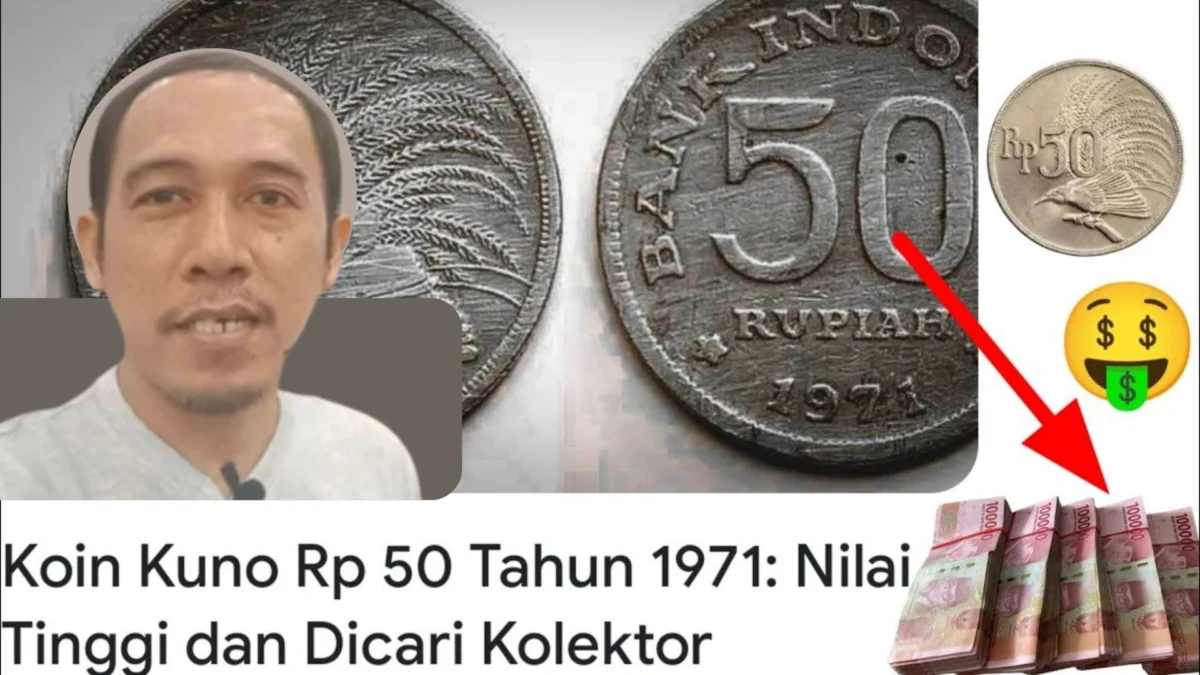 Koin Kuno 50 Rupiah 1971 Saat Ini Dicari Kolektor Sultan, Jika Punya Tawarkan!
