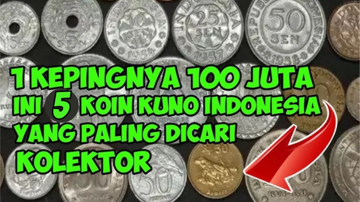 WOW 1 Kepingnya 100 Juta! Inilah Koin Kuno Indonesia Termahal Tahun 2023