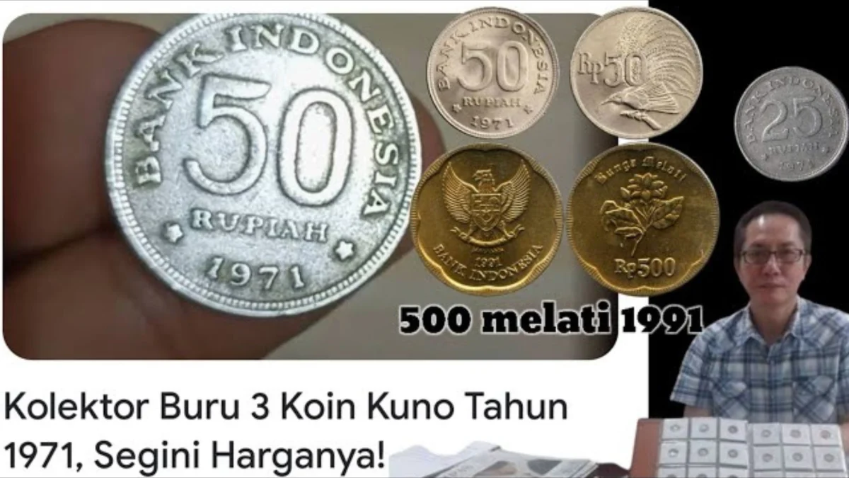 Kolektor Kaya Raya Cari 3 Koin Kuno 1971 dan 1991 Melati Dihargai Ratusan Juta Rupiah, Cek Disini!