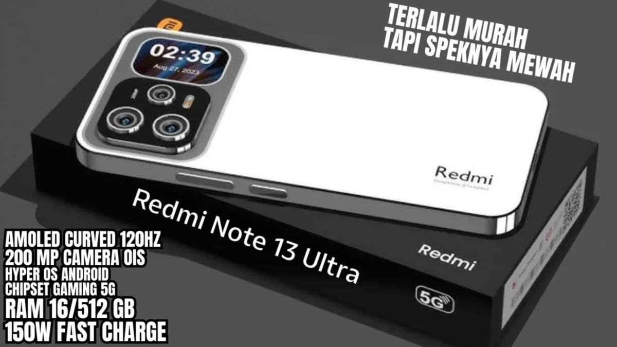 HP Spek Monster Terlalu Gila! Redmi Note 13 Ultra Indonesia – Cek Harga Resmi, Spesifikasi, dan Rilisnya
