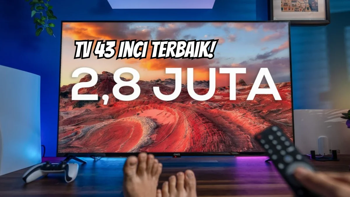 TV 43 Inci Terbaik! Google TV CHiQ G7P Pro Termurah Cuman Rp2 Jutaan Aja