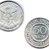 Jual Uang Koin Kuno Rp50 Sen Gambar Pangeran Diponegoro Dapat Harga Tinggi