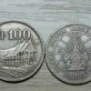 Banjir Untung! Tukarkan Uang Koin Kuno Rp100 Rumah Gadang Tanpa Syarat Apapun!