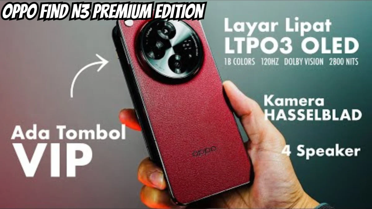 Gila Makin Ngiler! OPPO Find N3 Premium Edition Menawarkan Keunggulan dan Keindahan yang Luar Biasa