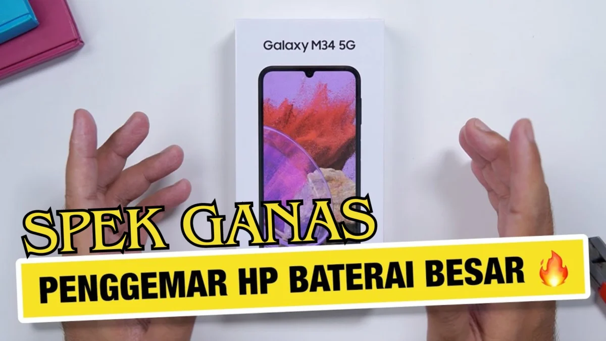 Spek Ganas Baterai 6000mAh, Review Samsung Galaxy M34 5G - Indonesia!